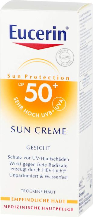 Produktbild Eucerin Sensitive Protect (Sonnencreme Gesicht, SPF 50, 50 ml)