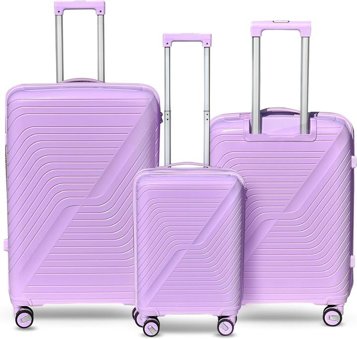 DS-Lux 3-teiliges Reisekoffer Set (Handgepäck (bis 50l), M (50 - 90l))