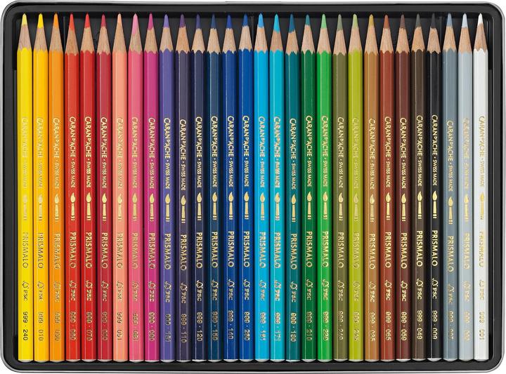 Produktbild Caran d'Ache Prismalo Aquarelle Metallschachtel (Mehrfarbig, 30 x)