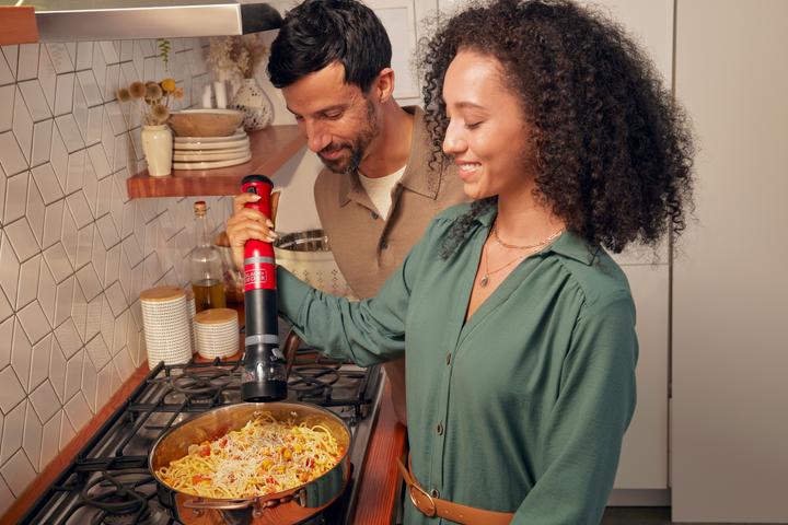 Image du produit Black & Decker Mixeur plongeant Kitchen Wand Rouge, 2 pièces