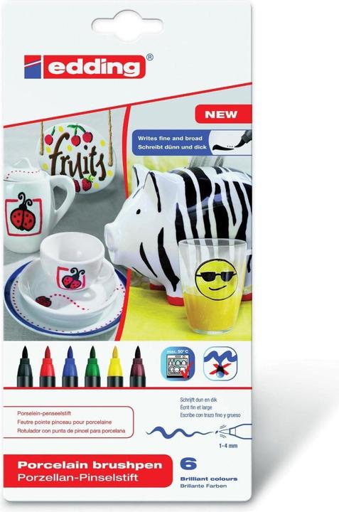 Actual product image Edding 4200-E6 Fam (Multicolor, 4 mm, 6 x)