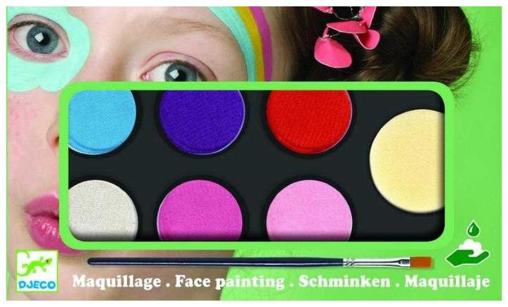 Actual product image Djeco Body Art 6 Colors Sweet