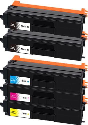 Actual product image Hermex Compatible Brother DCP-L8410CDW Toner Cartridges (M, C, Y, FC)