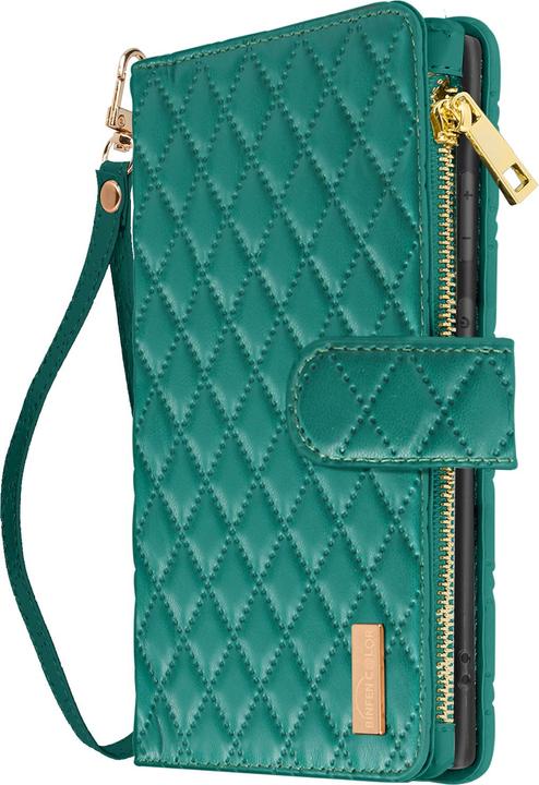 Actual product image Avizar Quilted Charm Wallet Cover Series (Samsung Galaxy S24 Ultra)
