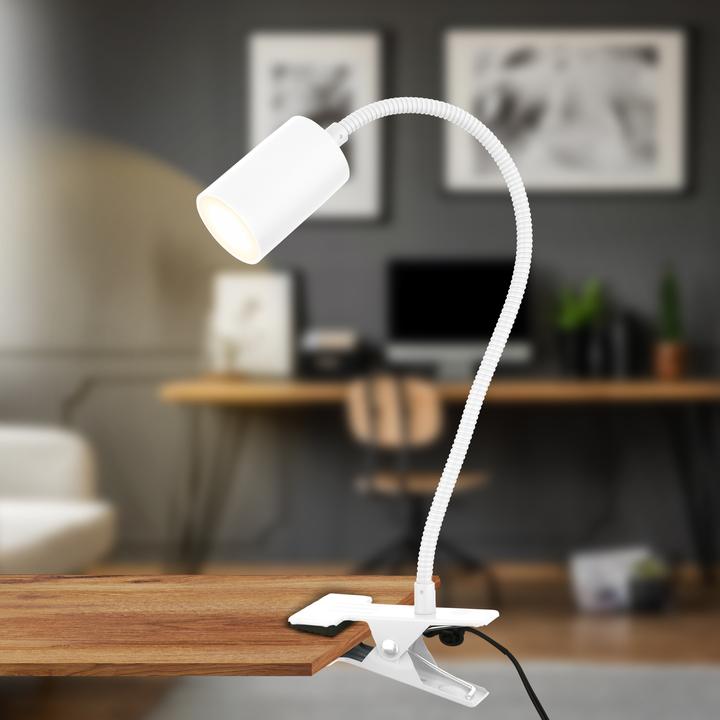Immagine prodotto Briloner Lampada a LED a pinza, bianca, incl.. 1xLED 2.4W (290 lm)