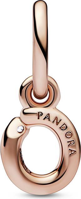 Image du produit Pandora Lettre o Charm écriture (Métal, plaqué or rose)