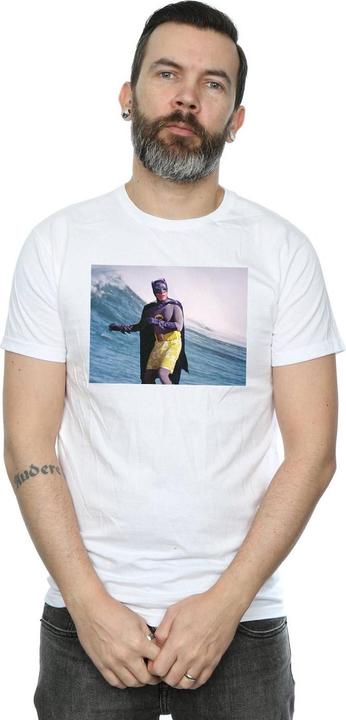 Actual product image Mens Batman TV Series Surfing Still T-Shirt (XL)
