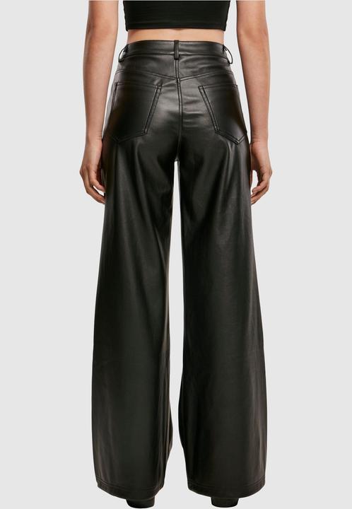 Immagine prodotto Urban Classics Pantaloni a gamba larga in ecopelle da donna (26)
