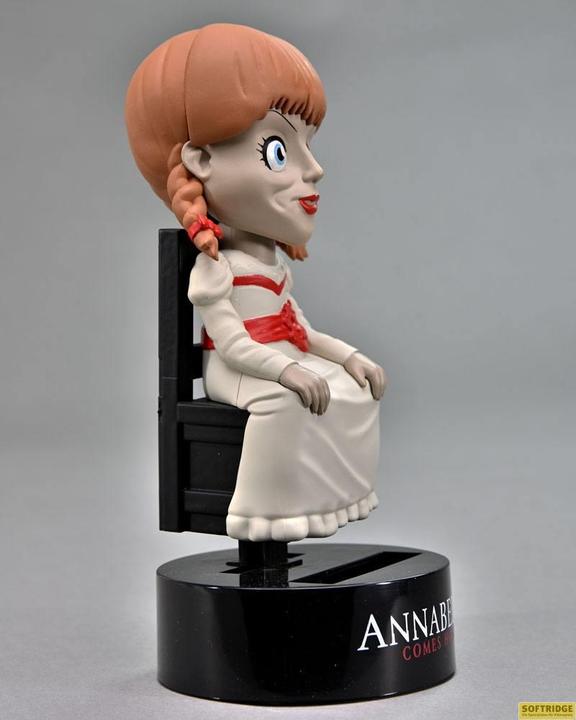 Actual product image Neca The Conjuring Universe Body Knocker Bobble Figure Annabelle 16 cm