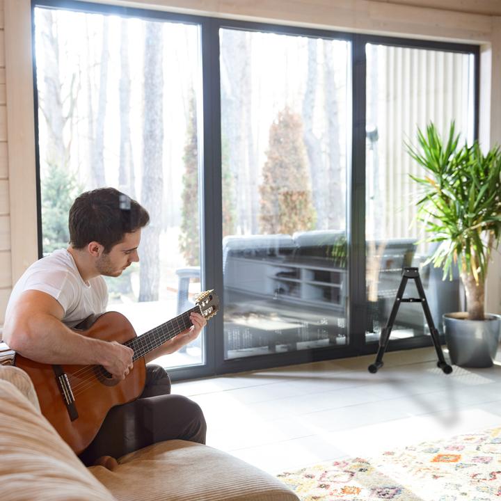 Produktbild Relaxdays Gitarrenständer (Gitarre, E-Gitarre, E-Bass)