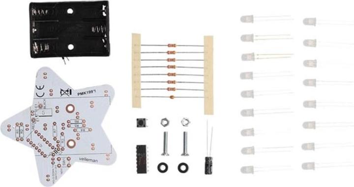 Actual product image Whadda Kit LED Star White
