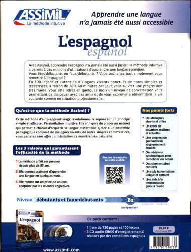 Image du produit L'espagnol : pack CD (Français, Cordoba Jean, Cordoba Marie, 2017)
