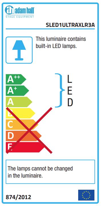 Actual product image Adam Hall Sled Ultra Xlrxlr Light