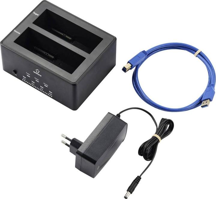 Immagine prodotto Renkforce RF-5576396 Docking station per hard disk SATA USB 3.2 Gen 1 (USB 3.0) con funzione clone