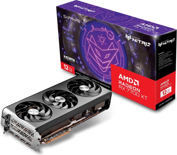 Actual product image Sapphire Nitro+ RX 7700XT (12 GB)