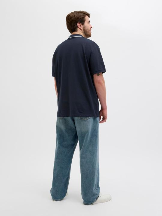 Actual product image Jack & Jones Plus Size Gedruckt Poloshirt Poloshirt (5XL)