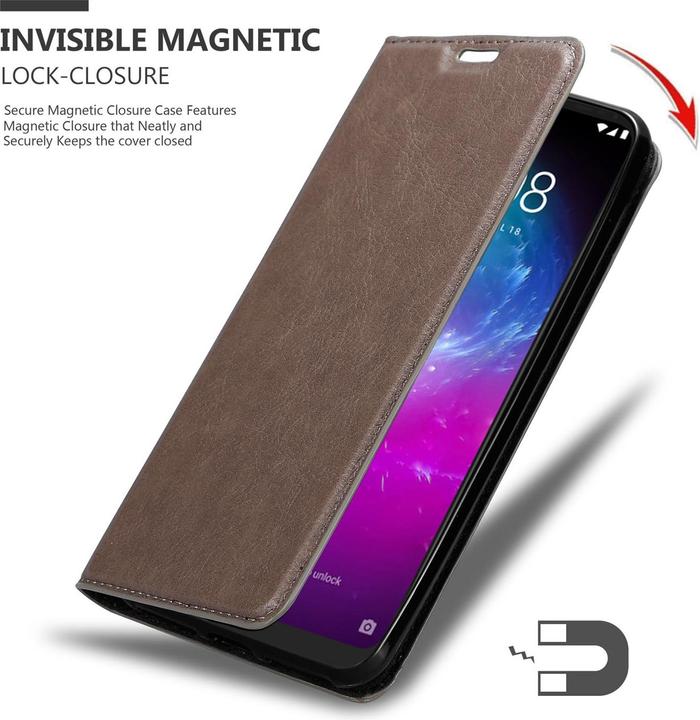 Productafbeelding Cadorabo Boek Onzichtbare Magneethoes (ZTE Blade A7)