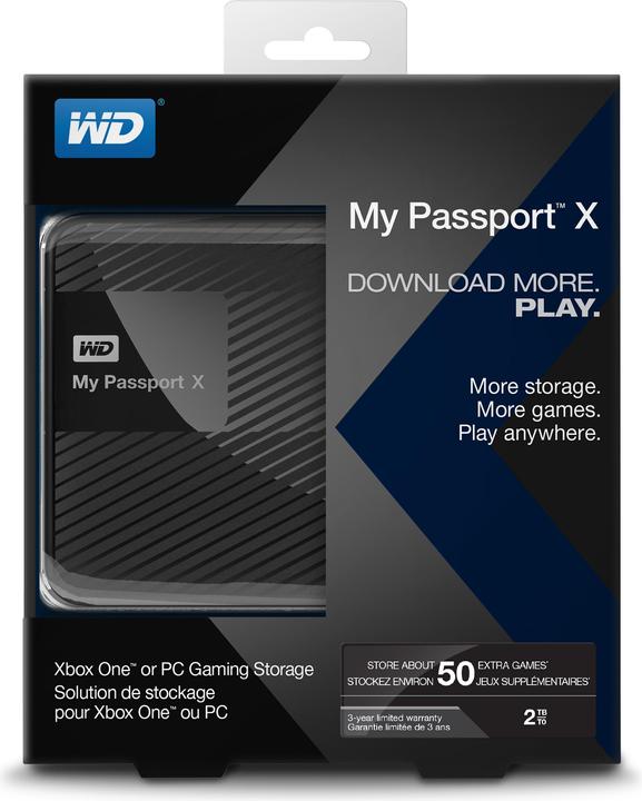Actual product image WD My Passport X (2 TB)