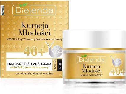Image du produit Bielenda Traitement jeunesse Crème hydratante anti-rides à l'extrait de gelée d'escargot 40+ Jour / Nuit (50 ml, Crème 24h)