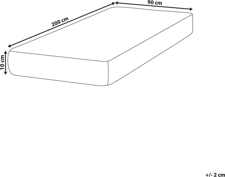 Image du produit Beliani Petite (90 x 200 cm, Noyau de mousse)