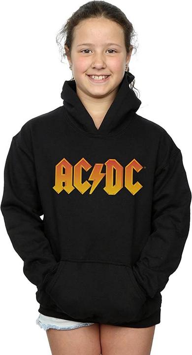 Actual product image AC/DC Womens/Ladies Fire Logo Hoodie (M)