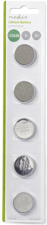 Actual product image Nedis Lithium button cell CR2 430 3 V 5 pieces (5 pcs., CR2430)