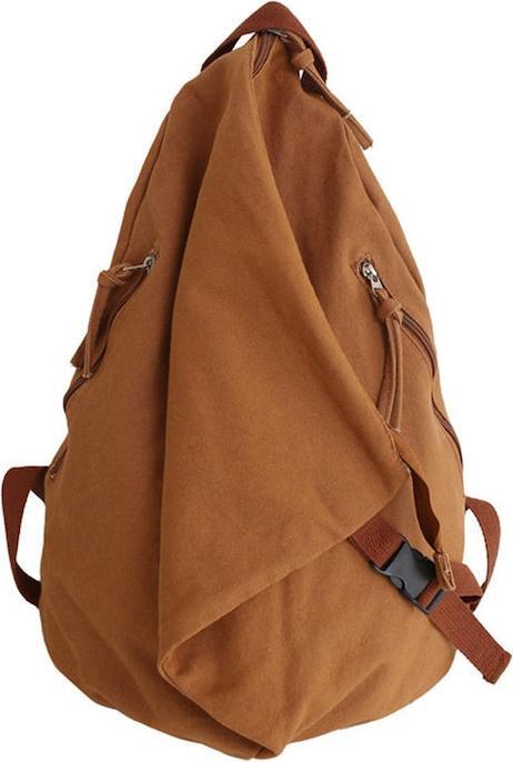 Only-Bags.Store Solide Farbe Canvas Rucksack, Casual Student Rucksack, grosse Kapazität Rucksack, Reise-Rucksack