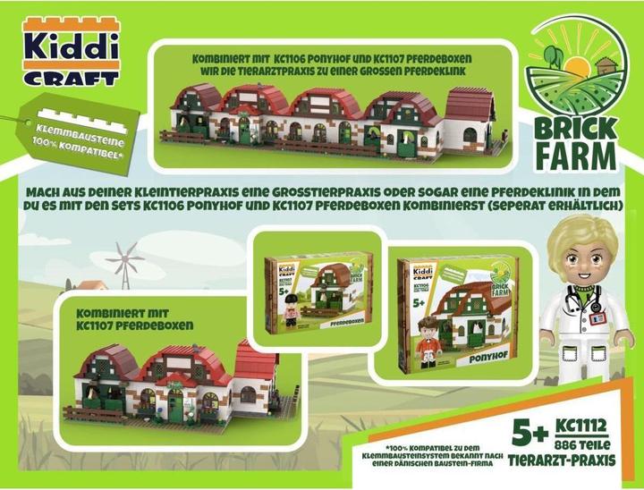 Actual product image Kiddicraft Pony farm