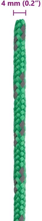 Produktbild VidaXL Zeltleinen mit Seilspannern 8 Stk. Reflektierend 4 m 4 mm