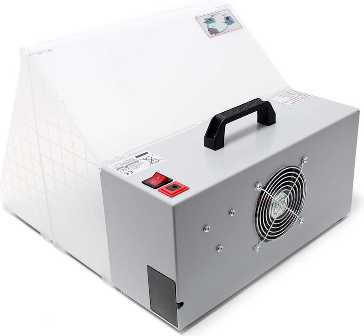 Produktbild Wiltec Komplett Set Airbrush Absauganlage 3m³/min 52dB Absaugung Farbe Farbnebel