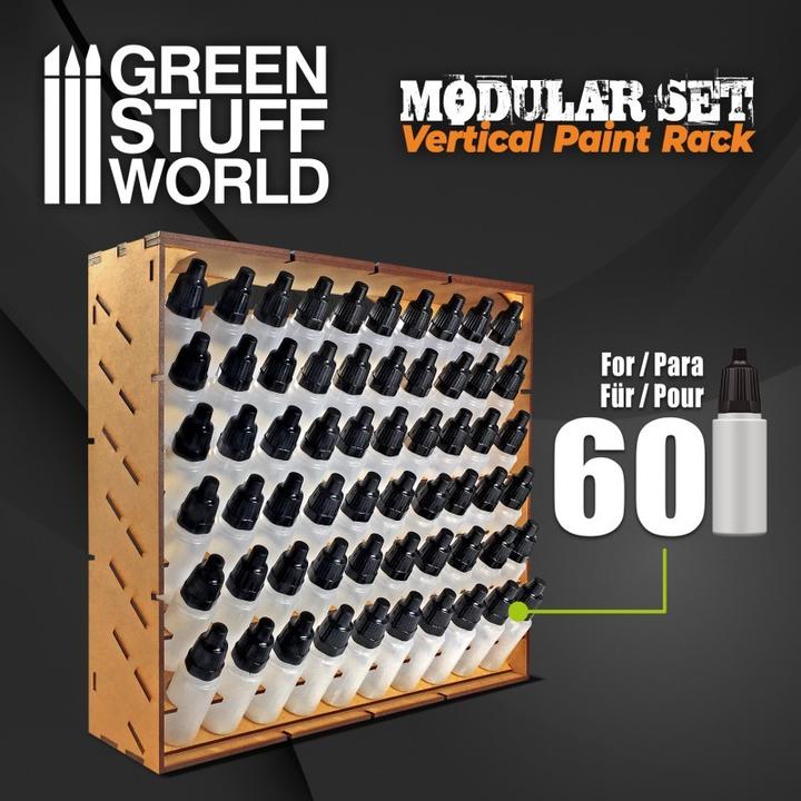Produktbild Green Stuff World Modular Paint Rack - VERTICAL 17ml