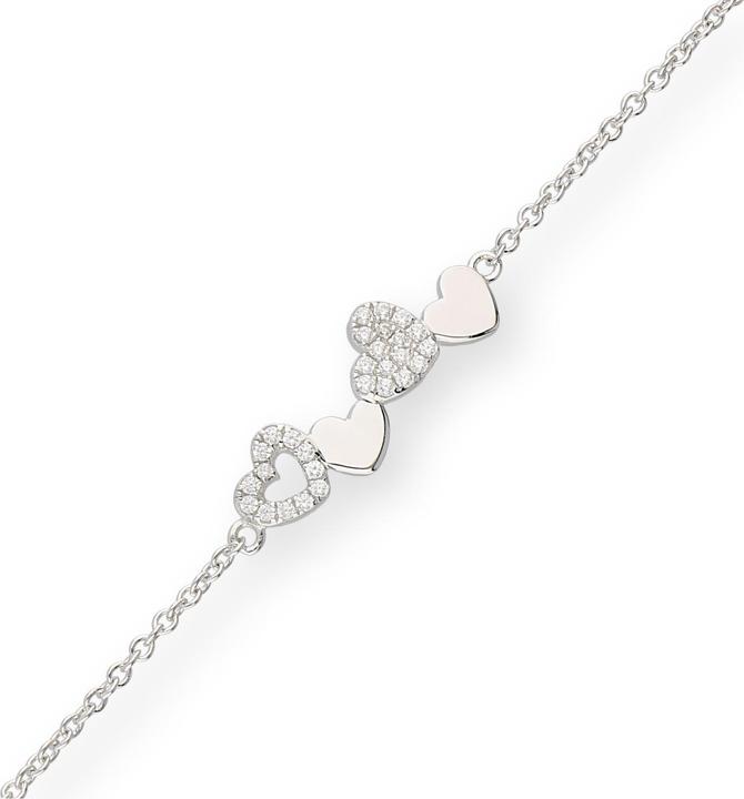 Actual product image Carat hearts (17 cm, Silver)