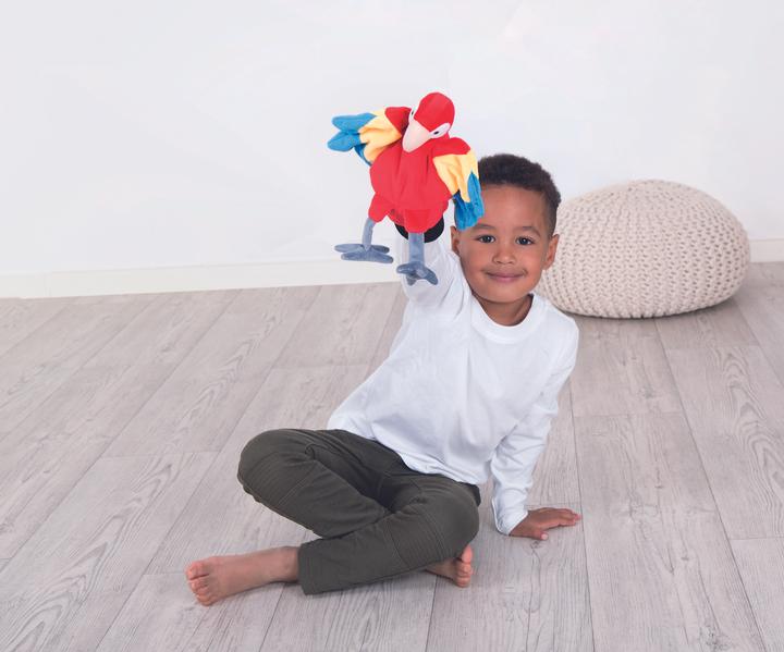 Actual product image Beleduc Glove puppet parrot