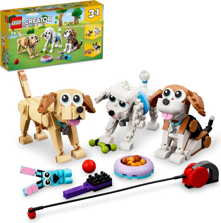 Immagine prodotto LEGO 31137 Cani carini (31137, LEGO Creator 3-in-1)