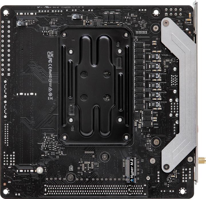 Productafbeelding AsRock B650I Lightning WiFi AM5 mITX HDMI DDR5 detailhandel (AM5, AMD B650, Mini-ITX)