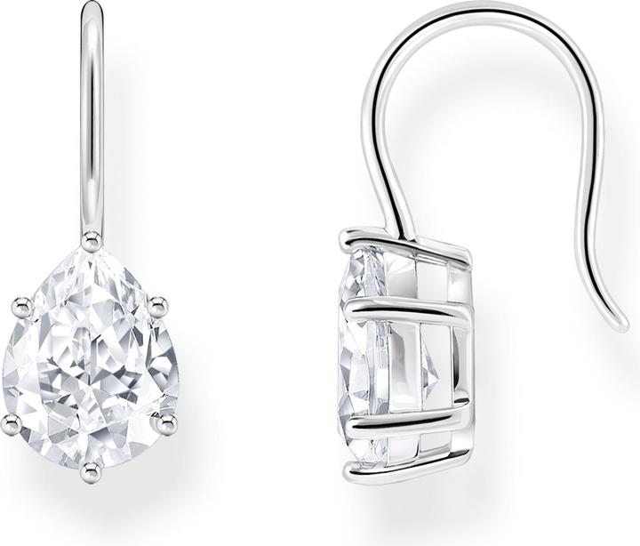 Produktbild Thomas Sabo Ohrhänger mit weissem Zirkonia-Tropfen Silber (925er Silber)