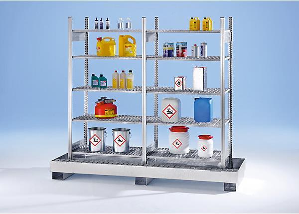 Actual product image kaiserkraft Small container hazardous material rack