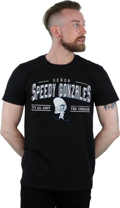 Immagine prodotto Looney Tunes Speedy Gonzales All About Cheese Maglietta Uomo (3XL)