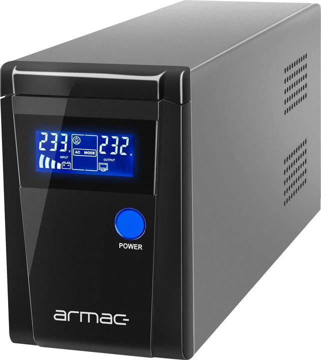 Produktbild Armac Notstromversorgung UPS PURE SINE WAVE OFFICE LINE-INTERACTIVE O/650E/PSW (650 VA, 390 W, Line-Interaktiv USV)