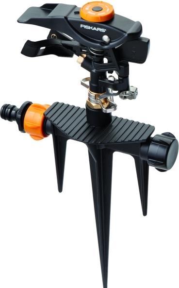 Fiskars Impulse sprinkler XL, With distance control, spray pattern control and rotation control, Univer (Impulse, circular and sector sprinklers)