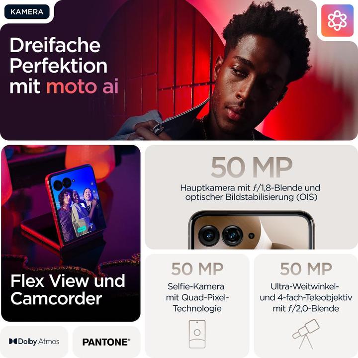 Productafbeelding Motorola Razr 60 Ultra (512 GB, Pantone bergpad, 6.96", SIM + eSIM, 50 Mpx, 5G)