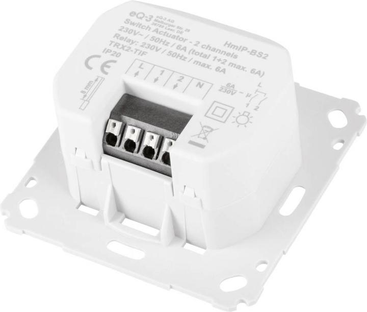 Produktbild Homematic IP Funk-Schaltaktor 2-fach für Markenschalter (Schaltaktor)
