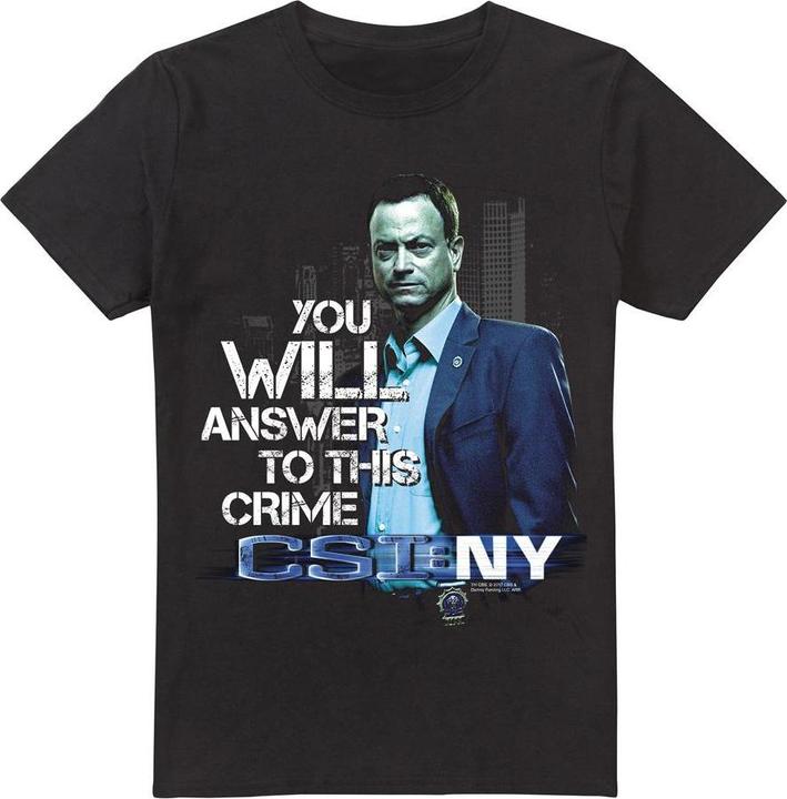 Immagine prodotto Csi: NY You Will Answer Maglietta Uomo (M)