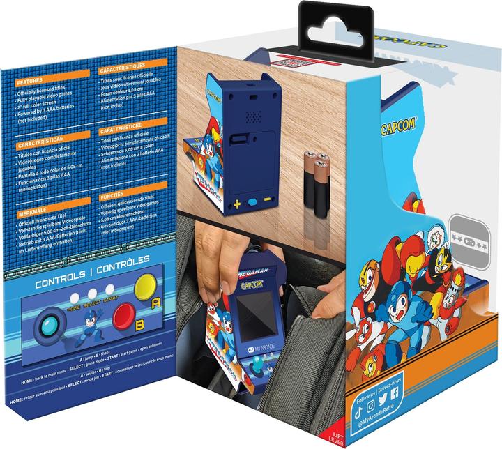 Immagine prodotto MyArcade My Arcade Mega Man Pico Player Portable Retro Arcade (6 GIOCHI IN 1)