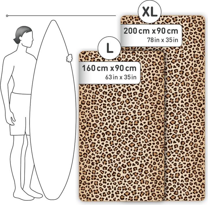 Produktbild Fit-Flip Strandtuch XXL Mikrofaser schnelltrocknendes Badetuch 200x90cm (200 x 90 cm)