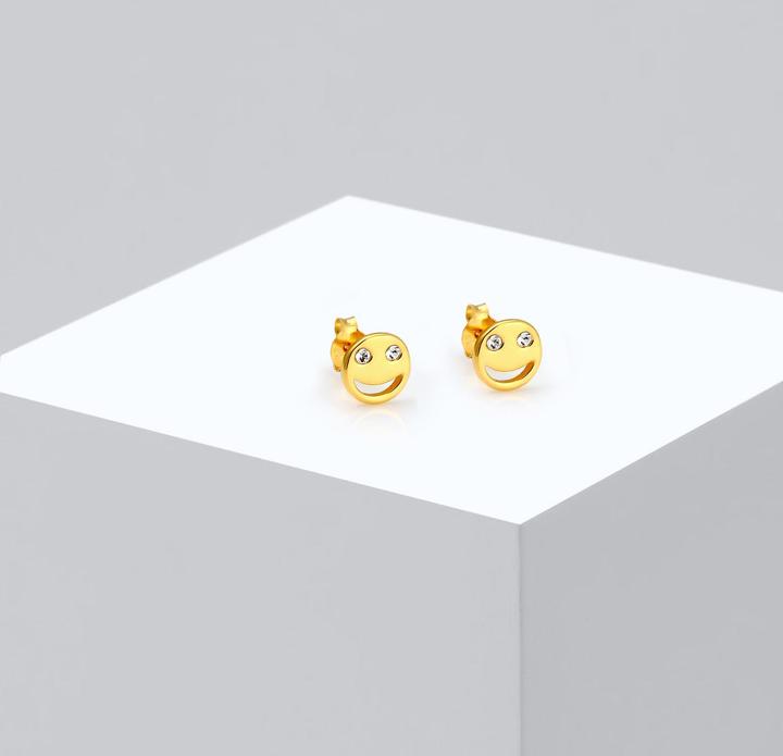 Actual product image Elli Smiley Stecker mit Kristallen (Sterling Silver)