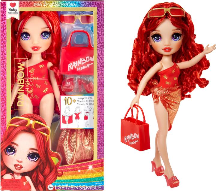 Produktbild MGA Rainbow High Swim & Style Fashion Doll Asst 1