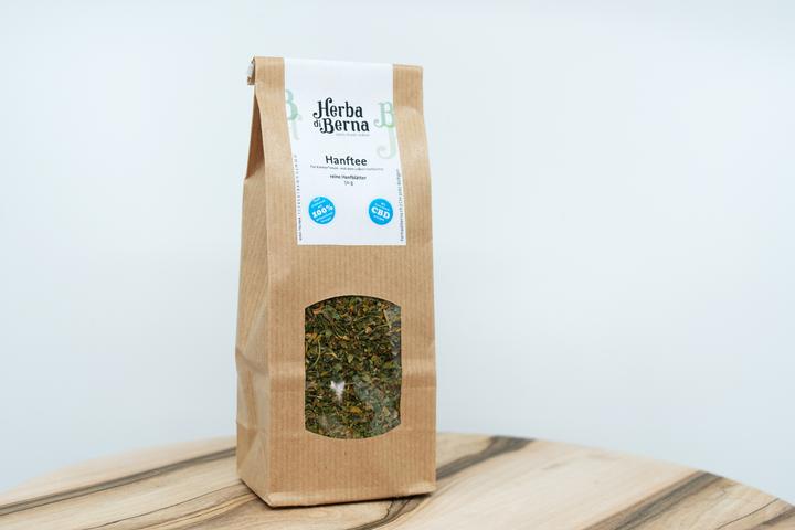 Actual product image Herba di Berna Hemp tea (100 g)