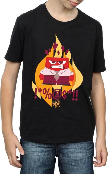 Actual product image Disney Boys Inside Out Fired Up T-Shirt (140, 146)