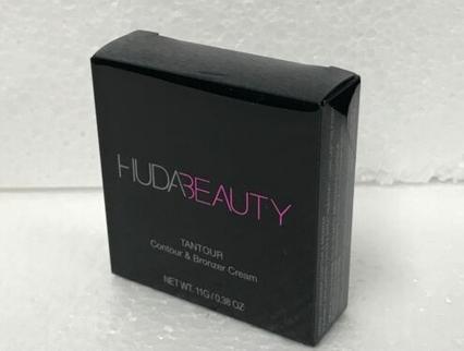 Huda Beauty Tantour Contour & Bronzer Cream Light Brown 0.38 Oz (Tan, Bronzer, 10.77 g)